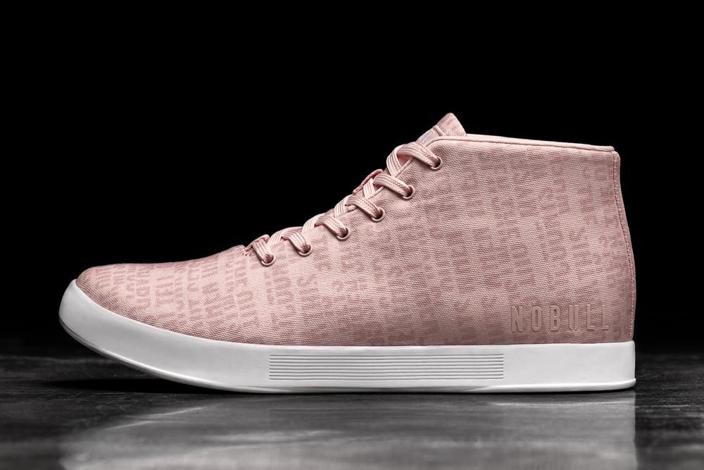 NOBULL Patike Za Trening Muške - Nobull Wells Canvas Mid Roze (807916-XCV)